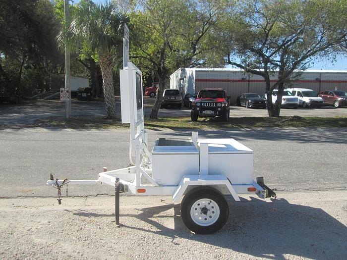 Used Portable Radar Speed Indicator Trailer