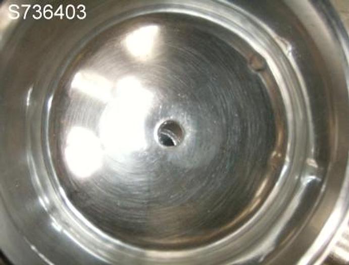 Used Tank, 2 Gallon, 316L Stainless Steel, Lab Size, 9-1/2" x 5" #S736403