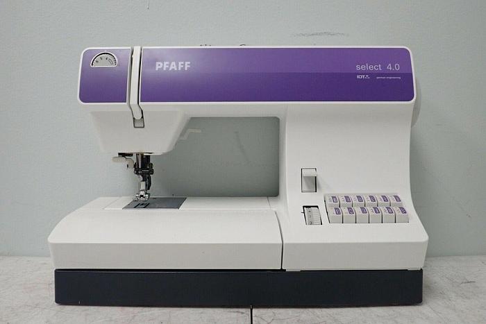 Used PFAFF Select 4.0 Type 610A Sewing Machine w/ Cover & Foot Pedal / Controller