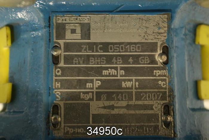 Unused SIHI ZLIC 050160 AVBH S4B4GB 2x2 Pump #34950