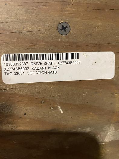 Unused Black Clawson 12P Pressure Screen Shaft #40102