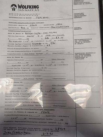 Refurbished 1991 WOLFKING TSM 400L TSM400 L