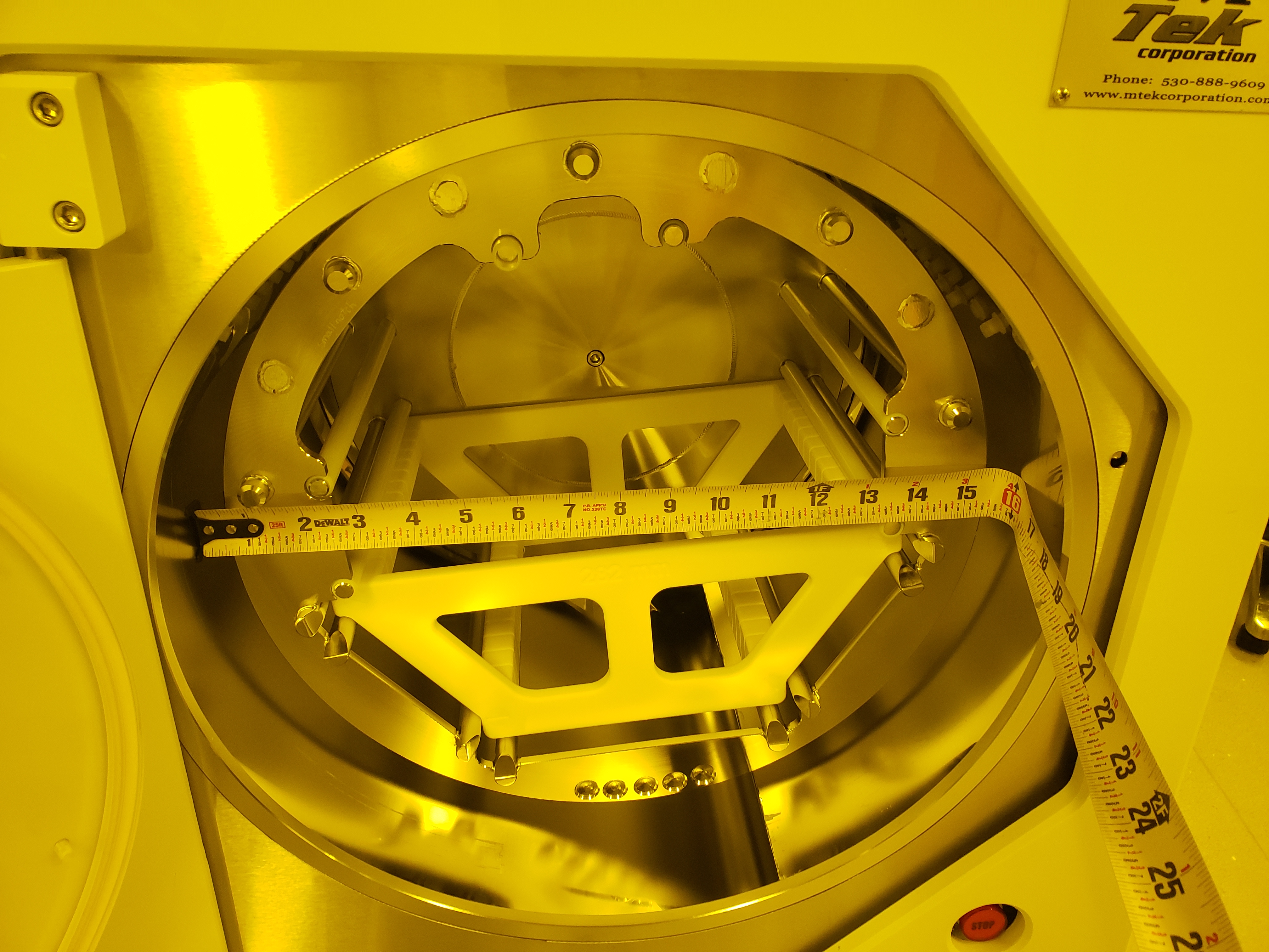 Used Mtek Corp SRD 4300S (single bolt rotor mounting), with digital controller