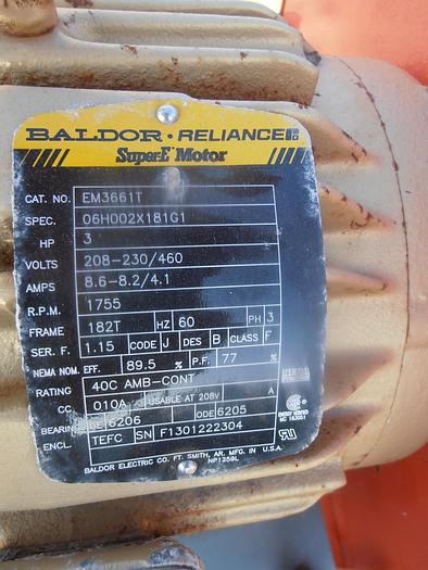 Used Feeder, Belt, 24" x 18', Carbon Steel, Rubber Belt, 3 HP, #C740546