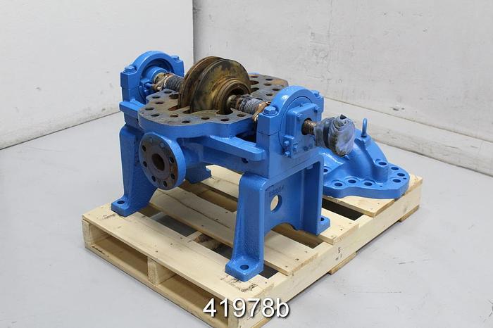 Used Goulds 3316 2x3x11 Two-Stage Split Case, 2 4-Vane 9.5" Impellers #41978