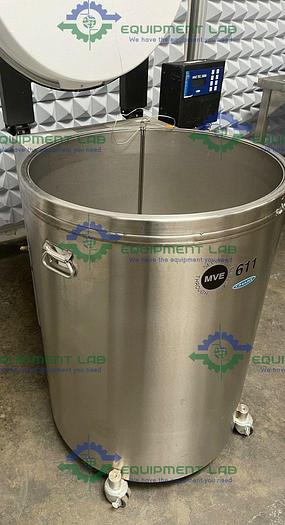 Used CHART MVE 611  Liquid Nitrogen Cryogenic Storage Tank w/ TEC 3000