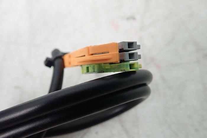 Used SMC Corporation VX220HG 2 Port Solenoid VX2 Valve with Murr Elektronik AC/DC-10A