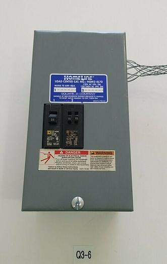 Used *PREOWNED* Square D HOM2-4L70S Home Line Load Center w/ Square D Contacts