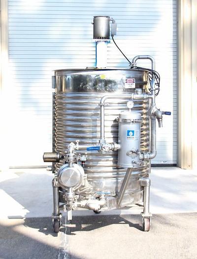 Used United Utensils Sanitary Div 220 gal Stainless Mixer w/ Agitator & Pump (2872)