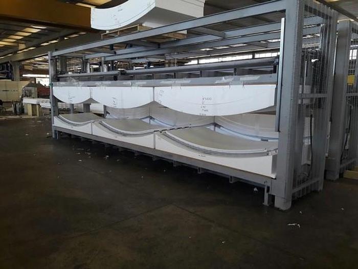 Used Two (2) Like-New Discontinuous Curved and Flat Polystyrene Sandwich Panel Presses: RF-201