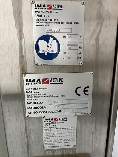 Used 2013 IMA 40F w/ tooling size “00” and “0”. Fully functional.