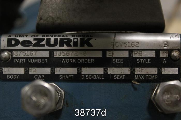 Used Dezurik PB  2" Vball  Valve #38737