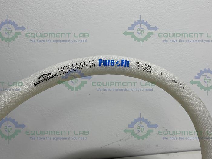 Used Saint Gobain HOSSMP-16 Pure Fit 72" Hose w/ 1 1/2" Sanitary Fitting 125 PSI