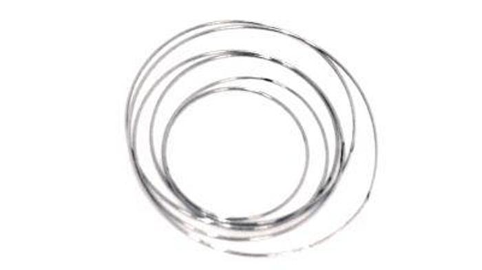 Used Ophthalmic Rings Schleral Flieringa 13/23mm Set of 6 OSBORN and SIMMONS OS 510