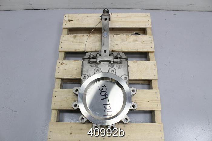 Unused Velan 10" Hand Operated Knife Gate Valve #40992