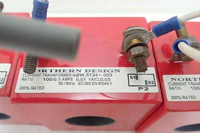 Used Northern Design No2W.5724 Current Transformer 100/0.1 A AMPS 0.01 VA/CLO.03