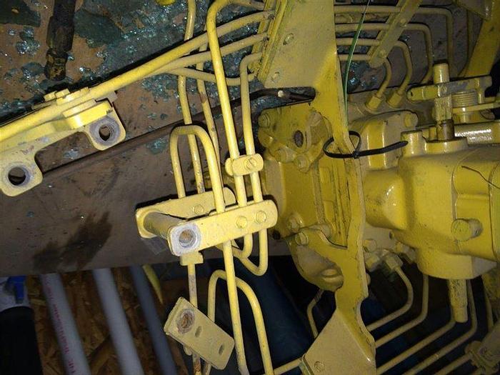 Used 0 Caterpillar Fuel Pump for 3412 engine with fuel lines