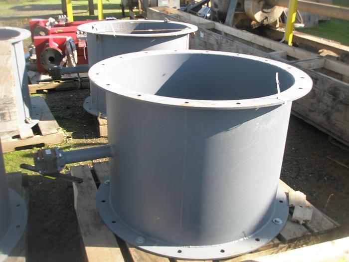 Used Valve, Butterfly, 36", C/st, Trivaco, (2) #C738103