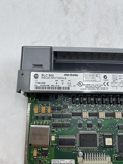 Used AB ALLEN BRADLEY 1746-NI8 Ser A Rev C FRN 2.0