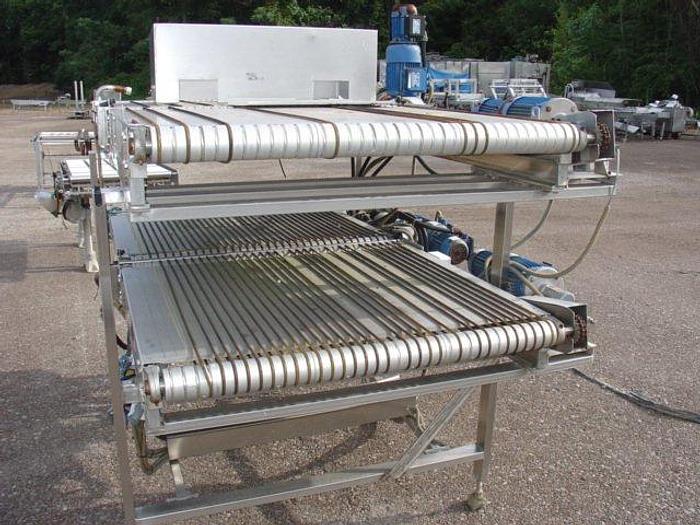 Used Stainless Steel 2-Tier Conveyor