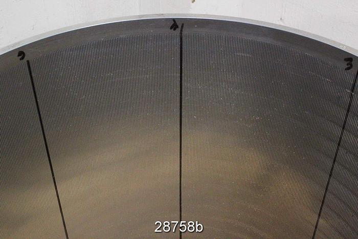 Unused Voith VS 20 Slotted Pressure Screen Basket, 0.15mm Slot #28758
