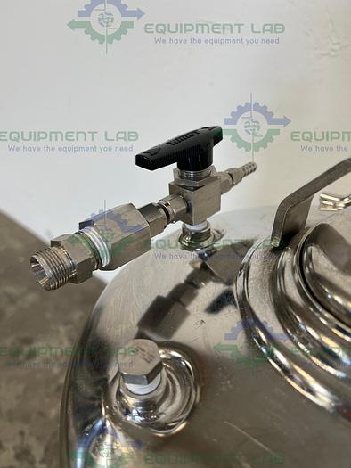 Used Alloy Products  30 Liter Stainless Steel Pressure Vessel 115PSI