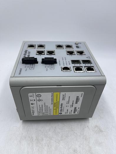 Used Allen-Bradley 1783-MS10T Ser A