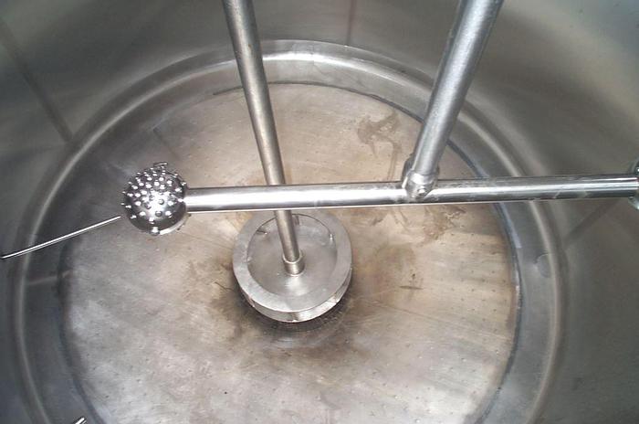 Used 1,000 GALLON CREPACO TANK - S/S  - BOTTOM HEAD JACKET (#10352)