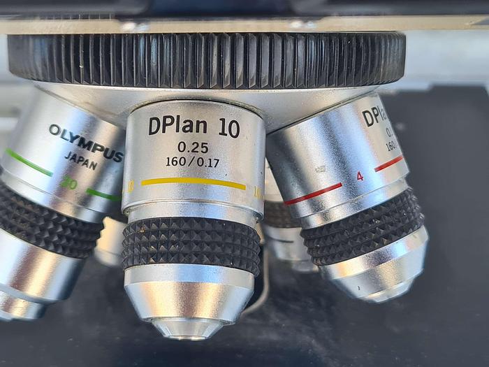 Used Olympus BH-2 Microscope with 5 objectives