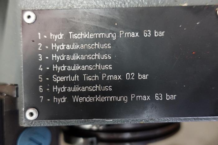 Gebraucht NC-Rundtisch PEISELER ZAS160-2hydr. 2-fach / Doppelspannvorrichtung