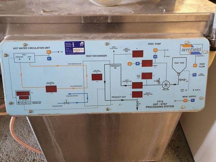 Used Armfield FT74 Development UHT / HTST Processing System