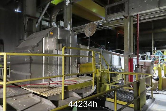 Used Voith Wet Pulper with Centrifugal Pump, Magnetic Trap, Bale Buster, Bale Destacker, Chopper and Pulper Shaft