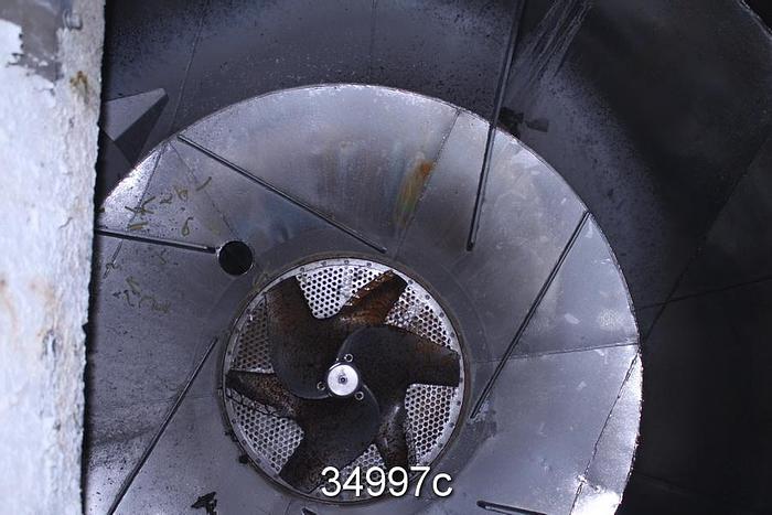 Used Voith Vokes Pulper, 6 Vane Vokes Rotor #34997