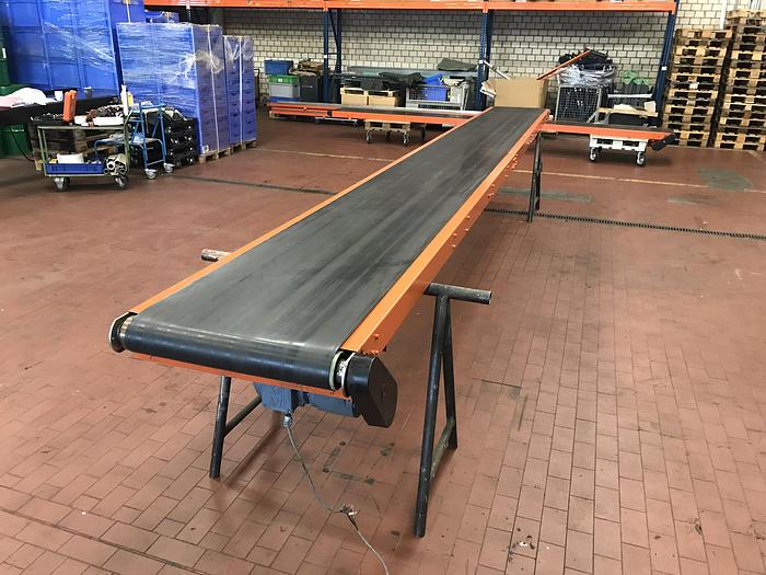 Gebraucht SCHULZ Gurtförderer, Gurtband, Förderband 6,6m