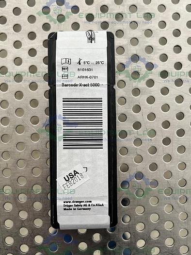 Draeger 8101631 Glass Detector Tube for Alcohols, 25 to 5000 ppm