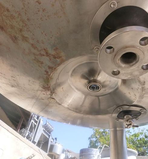 Used Reactor, 158 Gallon, 316L S/st, Jkt, 50 PSI, Precision B #S744225