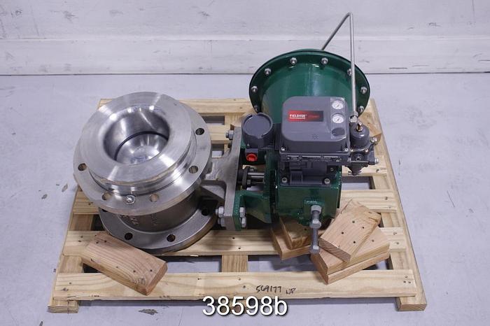 Unused Fisher V150 Ser B 8" Vee-ball Valve, #38598