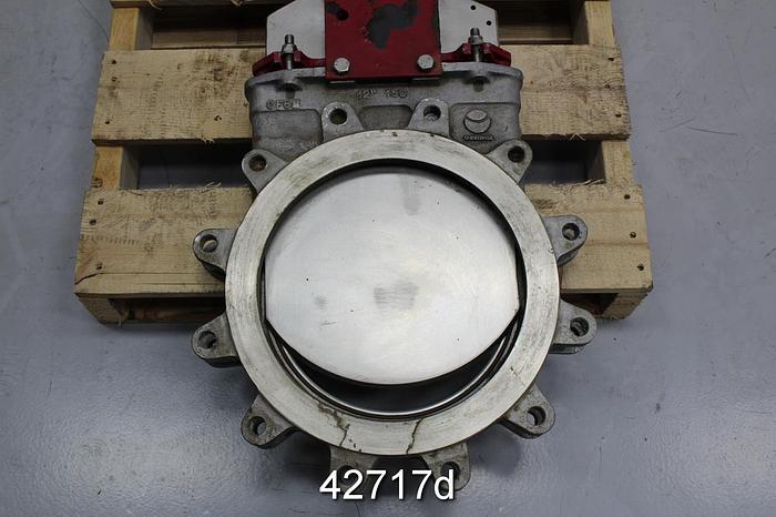 Used Orbinox 12" ETV Air Operated Knife Gate Valve #42717