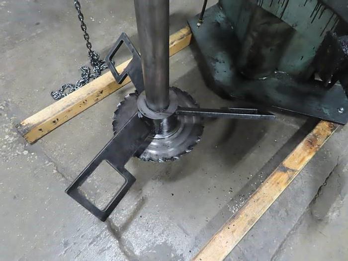 Used 60 HP SCHOLD CO-AXIAL HIGH SPEED DISPERSER WITH SLOW SPEED SWEEP