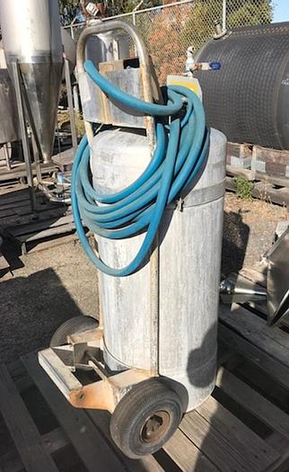 Used Tank, 37 Gallon, 316 Stainless Steel, 125 PSI, #S737357