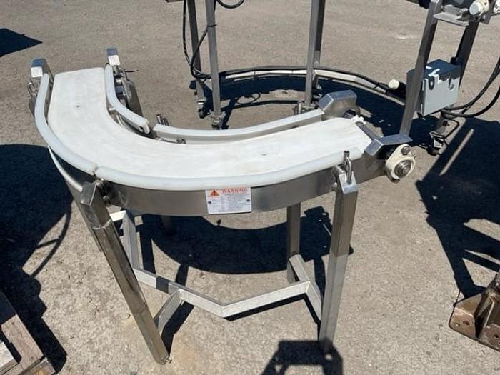 Used 90 Degree Table Top Chain Conveyor