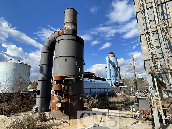 Used Drum Dryer with Burner Triple Pass System with Webb Burner