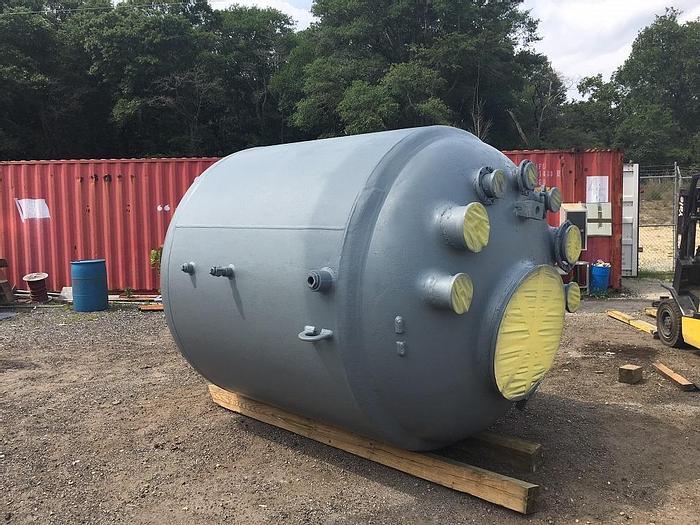 Used Pfaudler 1500 gallon glass lined reactor body