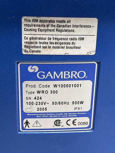 Gebraucht 2005 Gambro WRO300