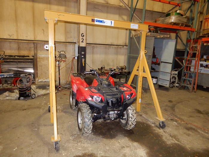 Used SPANCO ONE TON STEEL GANTRY