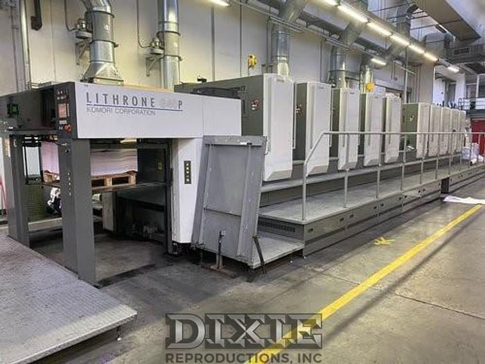 Used 2012 Komori Lithrone GL1040 P H-UV