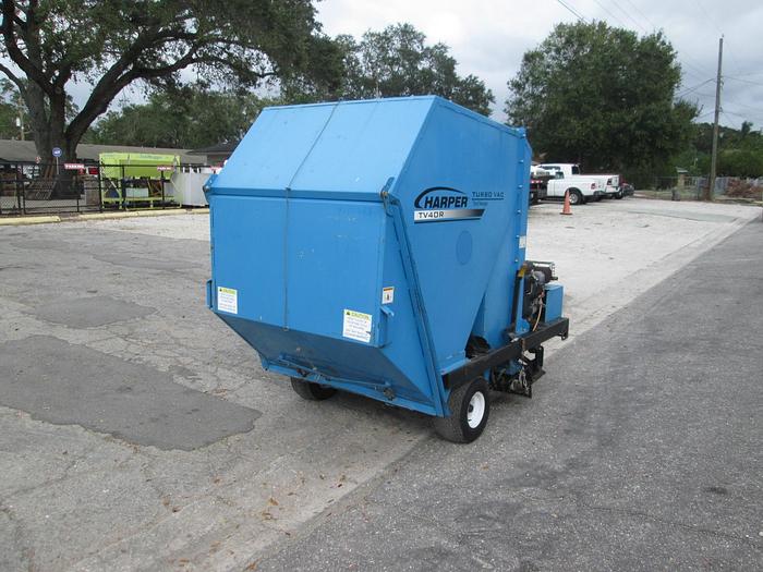 Used 2012 Harper TV40R Turf Sweeper Turbo Vac