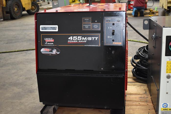 Used FANUC Arcmate 120ic/12L Industrial Welding Robot with R30ib Controller and Lincoln Powerwave 455 STT