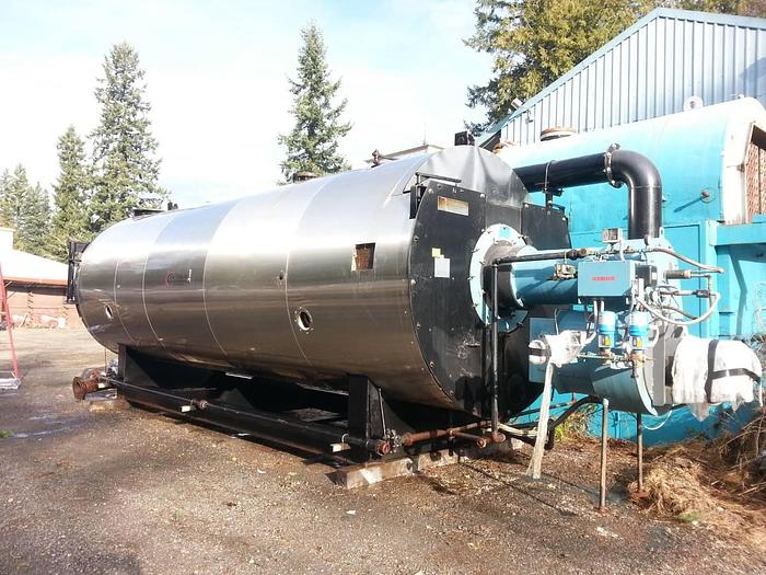 Used YORKSHIPLEY 600 HP BOILER 588 SP600-2H