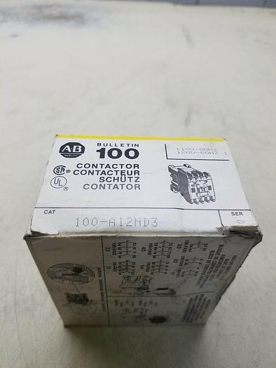 Used Allen Bradley 100-A12ND3 SER B